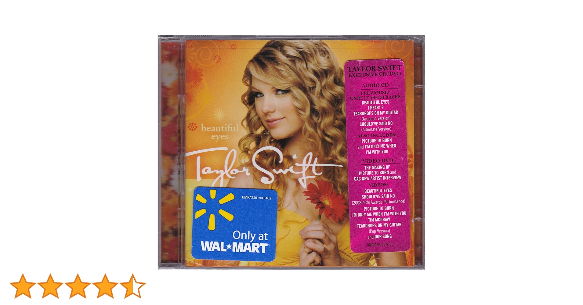 洋楽 Taylor Swift Beautiful Eyes CD Taylor Swift – Beautiful Eyes – CD (EP) + DVD (DVD-Video